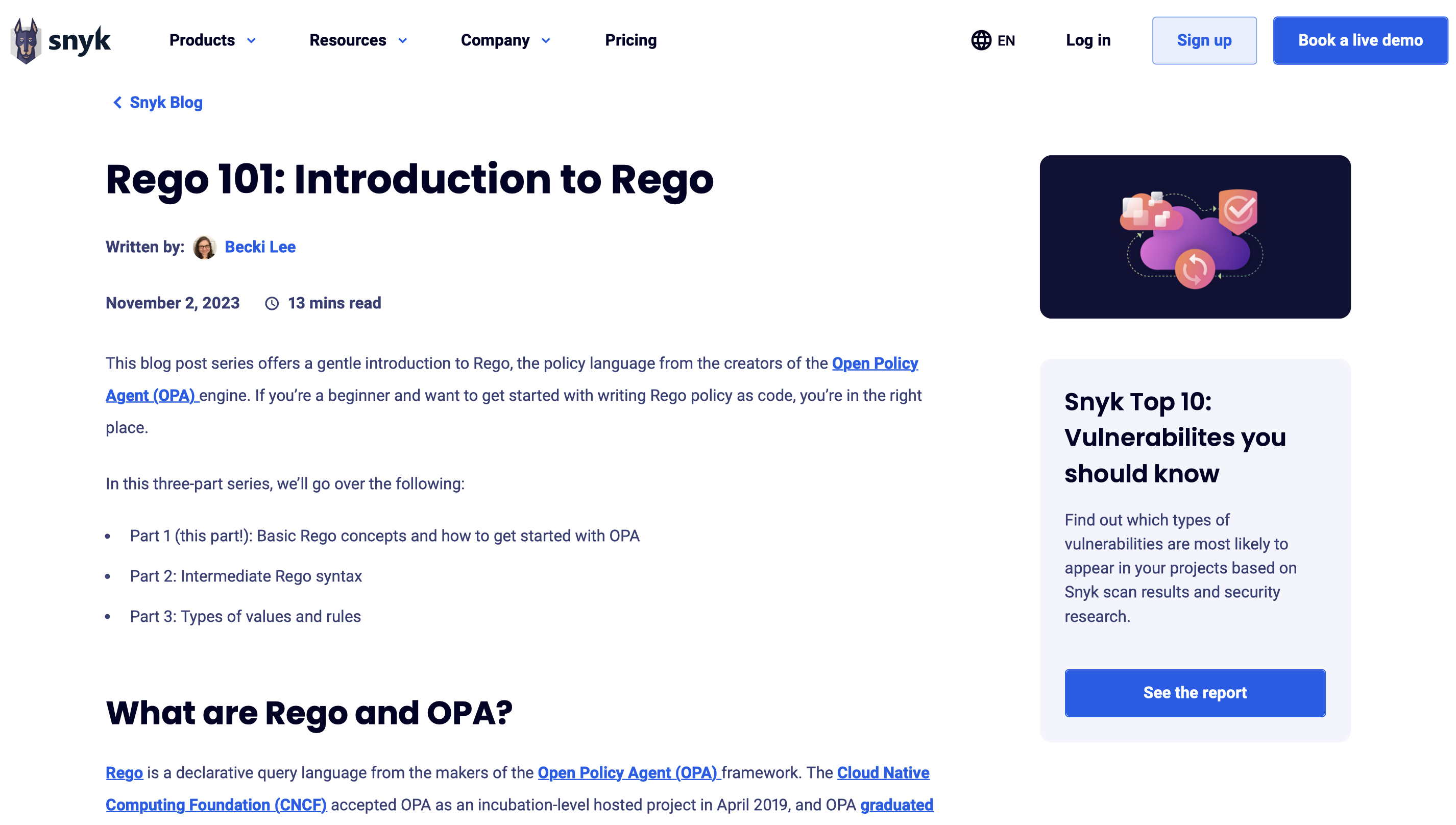 Rego 101 screenshot